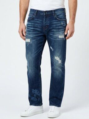 PRPS Cotton Straight Leg men's dark jeans Size 40